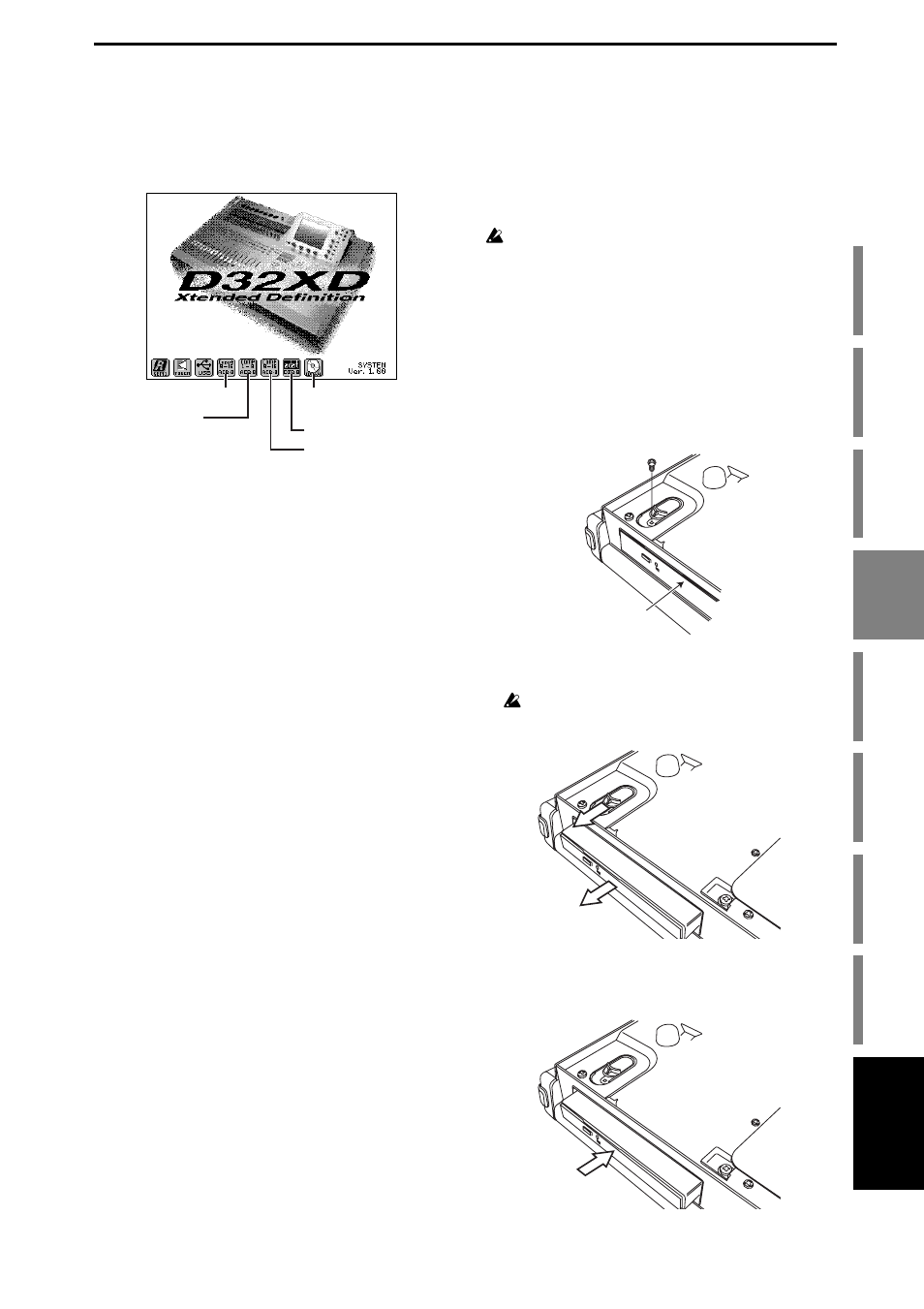 Checking after installation, Checking the internal cd-r/rw drive, P.181 “checking the internal cd-r/rw drive”) | P.181 “checking, After installation”), Appendices | KORG XTENDED DEFINITION D32XD User Manual | Page 191 / 208