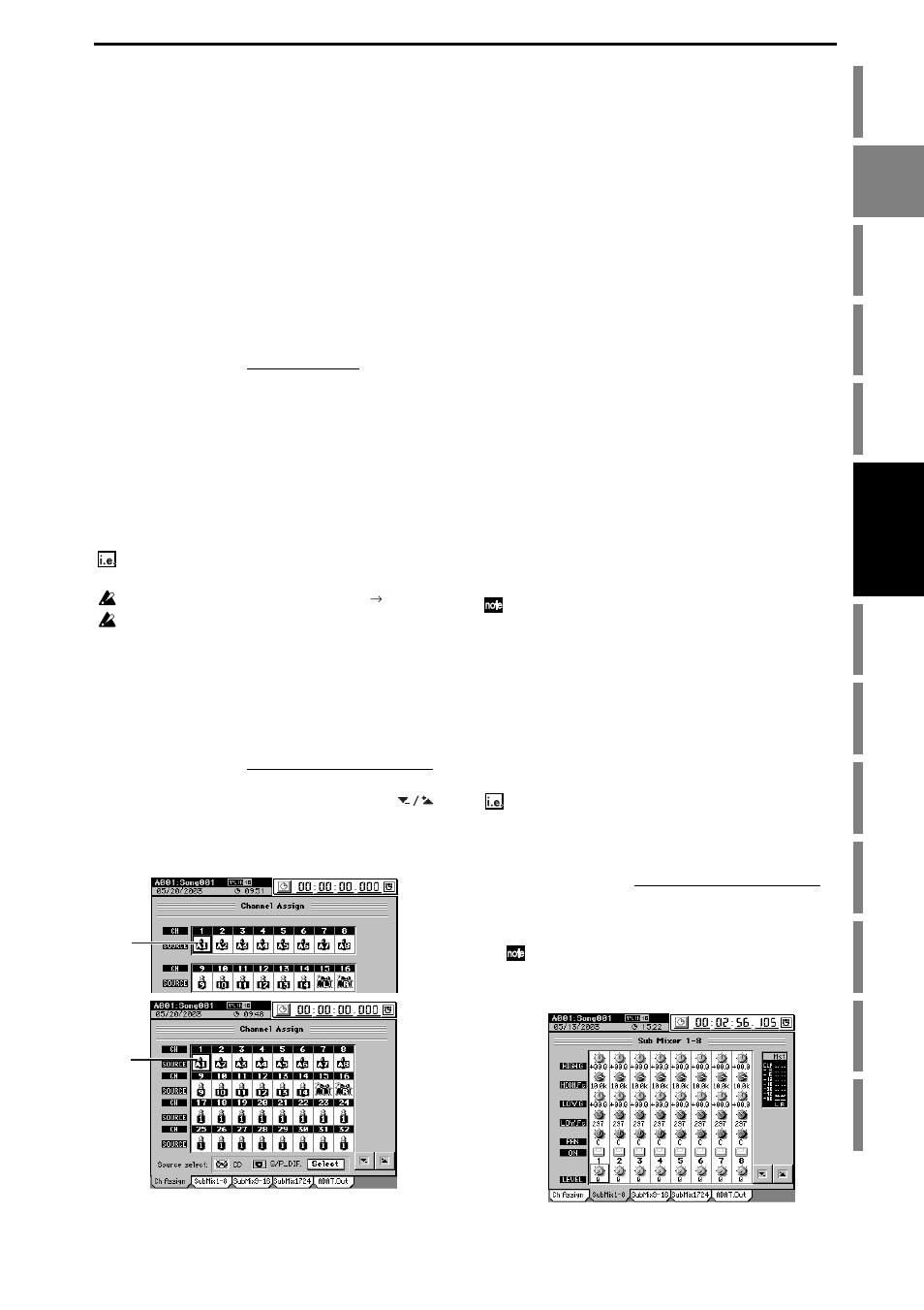 3. sub input, Operation | KORG XTENDED DEFINITION D32XD User Manual | Page 55 / 208