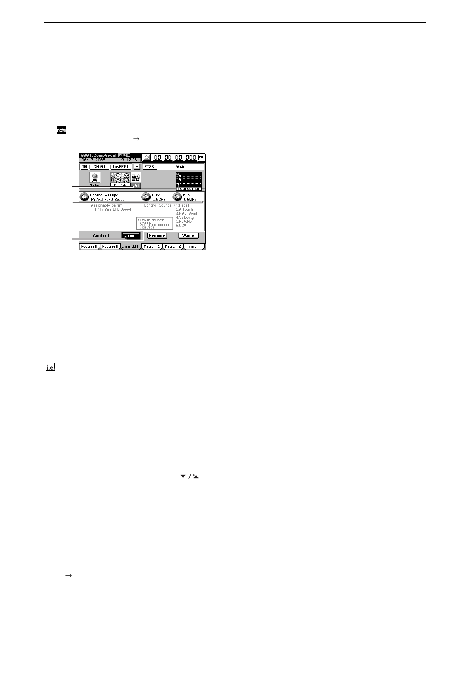 Using external effects | KORG XTENDED DEFINITION D32XD User Manual | Page 70 / 208