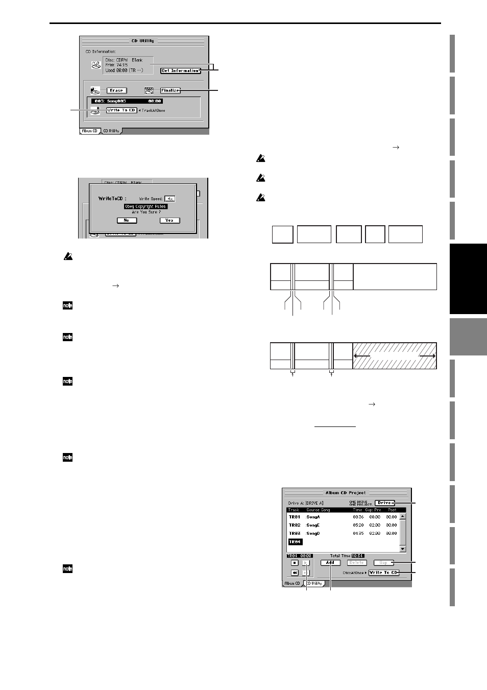 Disc at once, 1. album cd project, P.79 “2. disc at once”) | P.79), Operation | KORG XTENDED DEFINITION D32XD User Manual | Page 89 / 208