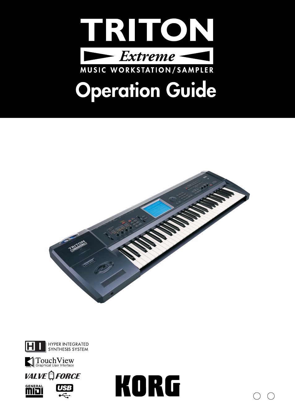 KORG TRITON Extreme music workstation/sampler User Manual | 148 pages