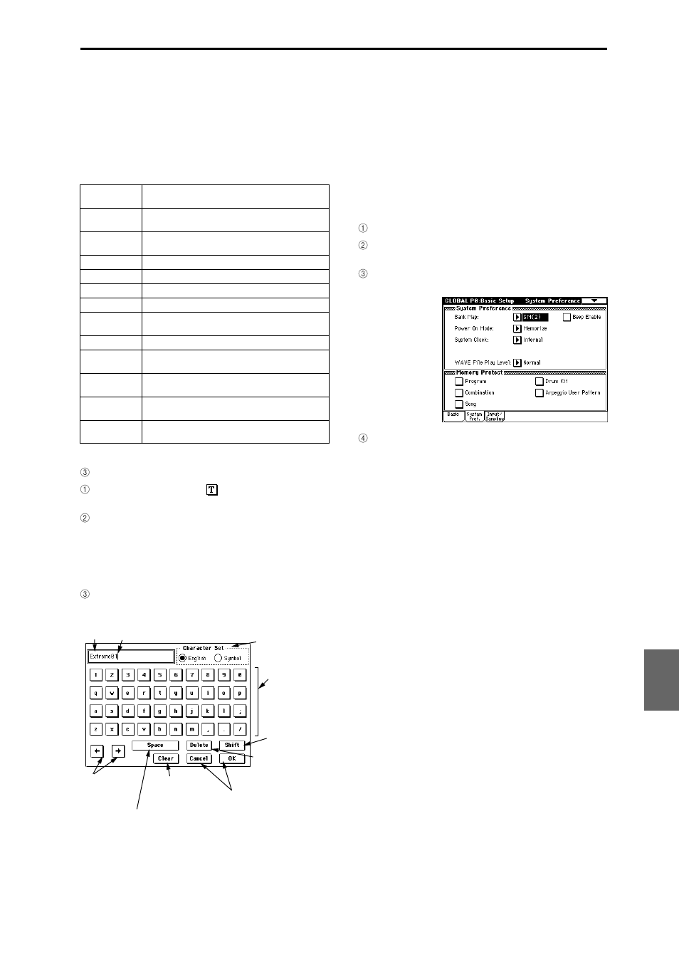 Combination, or song etc.), P.115), P.115, 1 | KORG TRITON Extreme music workstation/sampler User Manual | Page 119 / 148