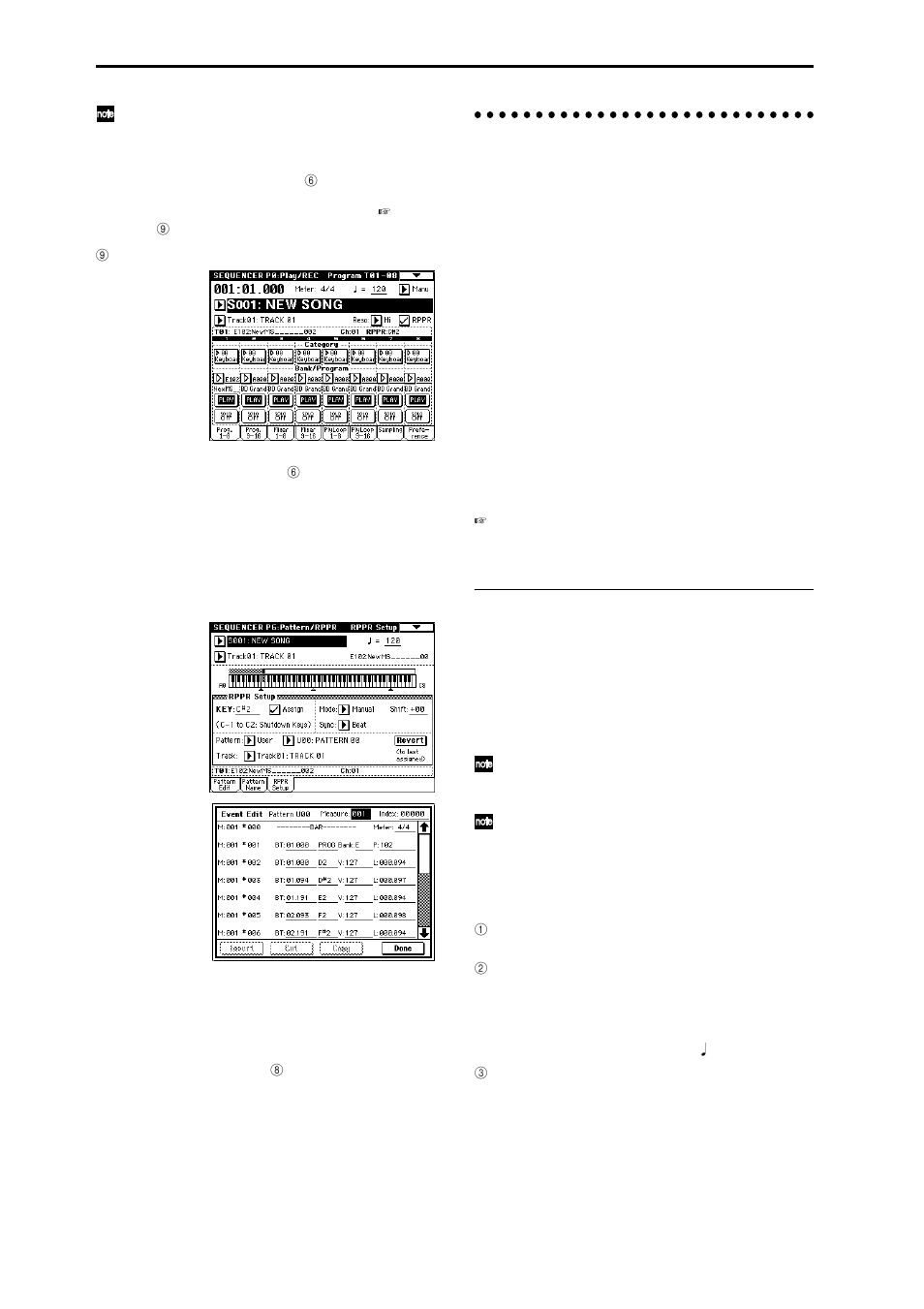 Sampling in program, combination, or sequencer, Modes, Mode | P.80, qs p.22), Tion mode, P.80), Sequencer mode | KORG TRITON Extreme music workstation/sampler User Manual | Page 84 / 148