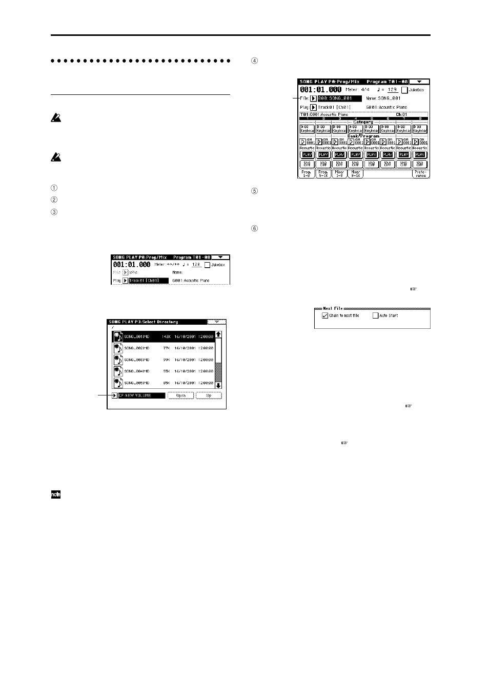 Playing smf data, Direct playback from media | KORG TRITON Extreme music workstation/sampler User Manual | Page 90 / 148