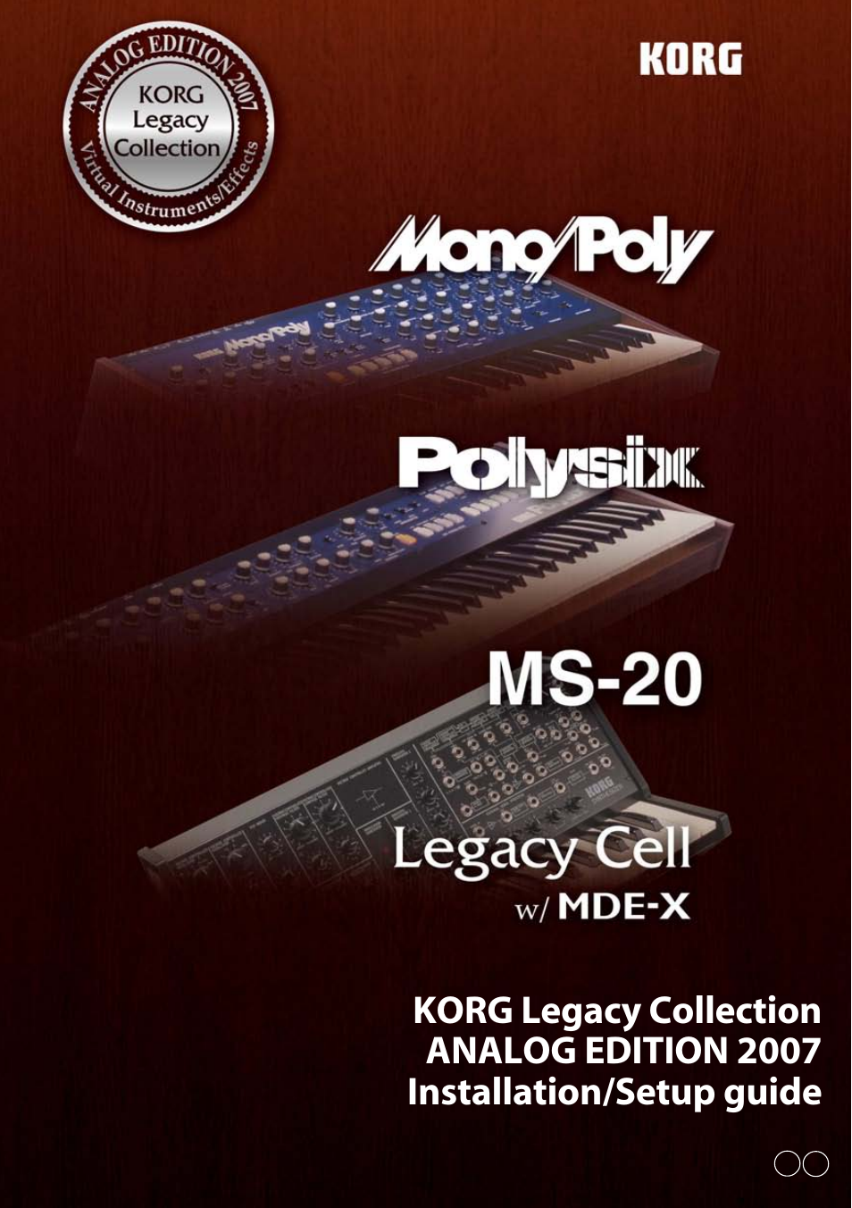 KORG MONOPOLY POLYSIX MS-20 User Manual | 13 pages