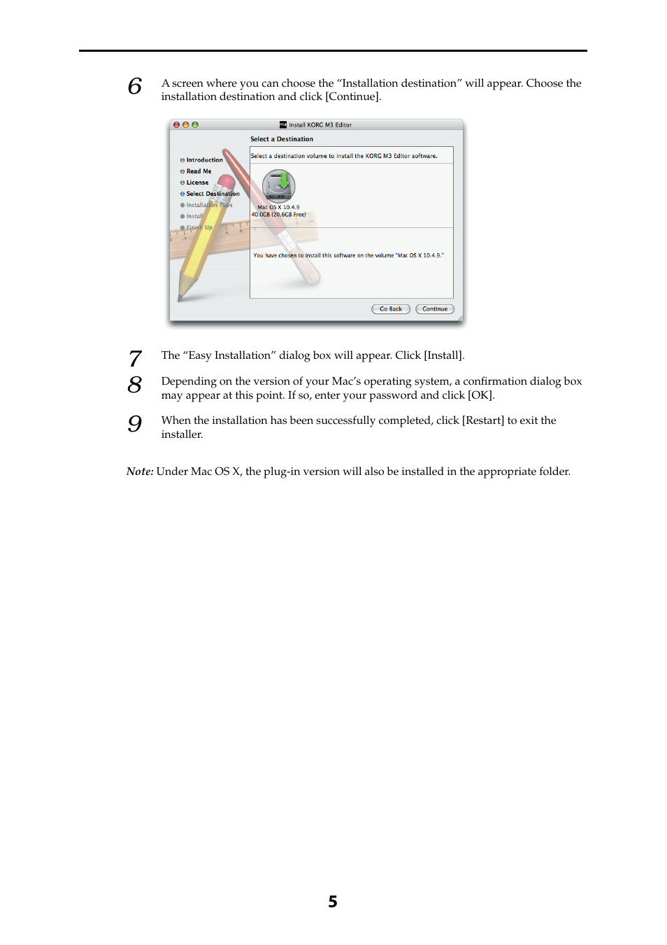 KORG M3 User Manual | Page 7 / 32
