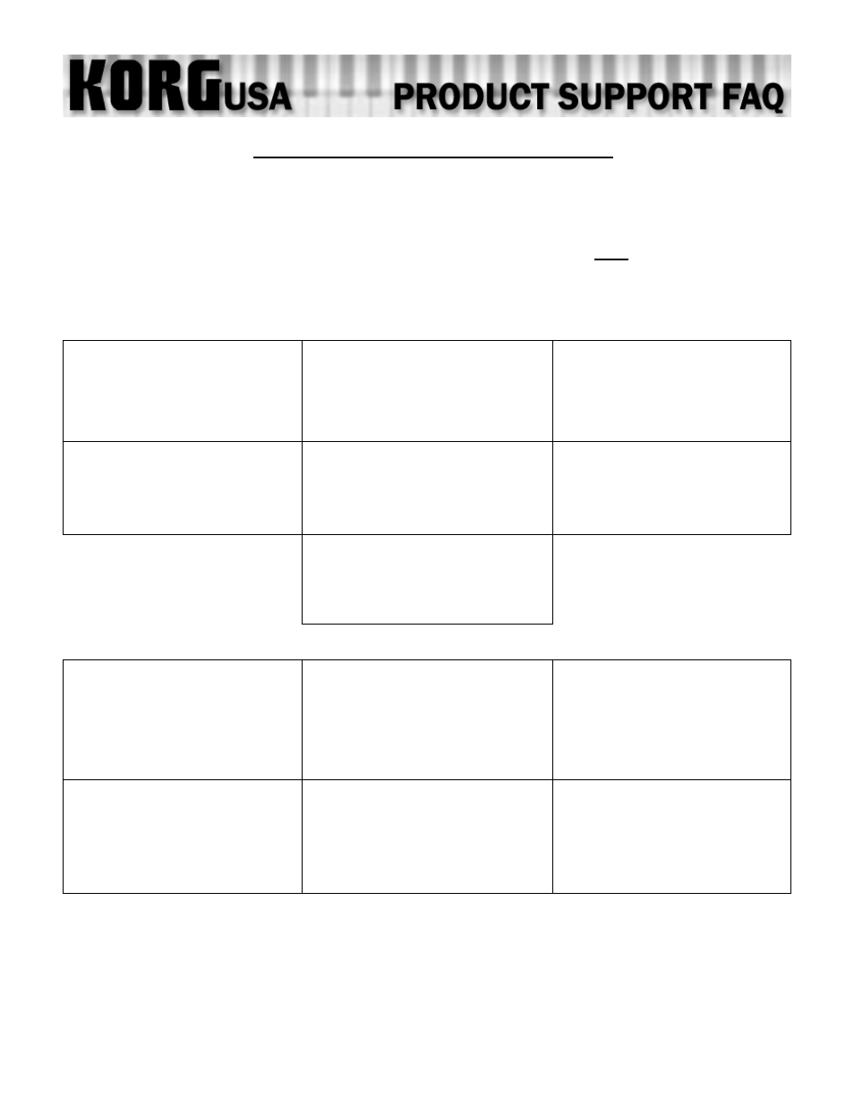 N264_3, What are the bank change values, Bank change messages for korg products | KORG N264 - 76 User Manual | Page 6 / 10