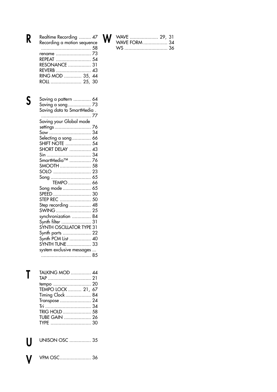 KORG EMX-1 User Manual | Page 94 / 99