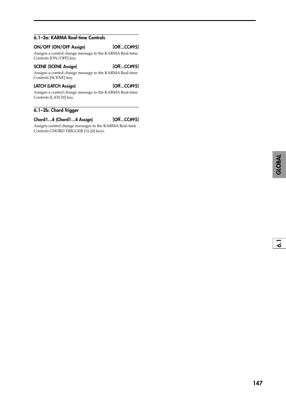 1–2b: chord trigger | KORG TRITON STUDIO music workstation User Manual | Page 157 / 305