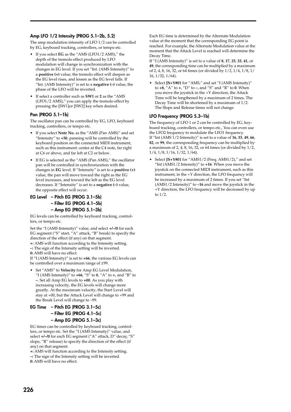 KORG TRITON STUDIO music workstation User Manual | Page 236 / 305