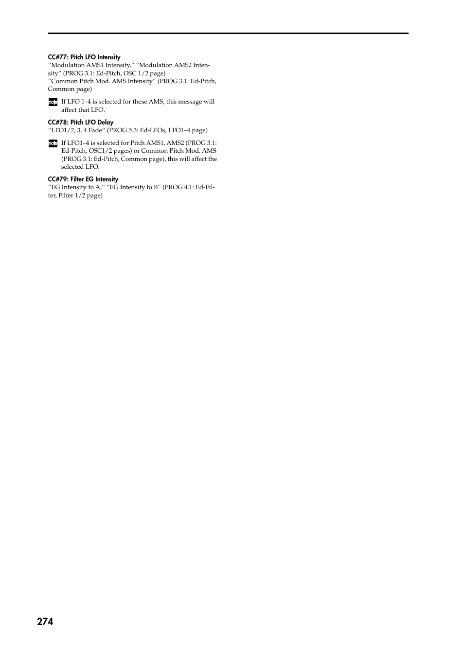 KORG TRITON STUDIO music workstation User Manual | Page 284 / 305
