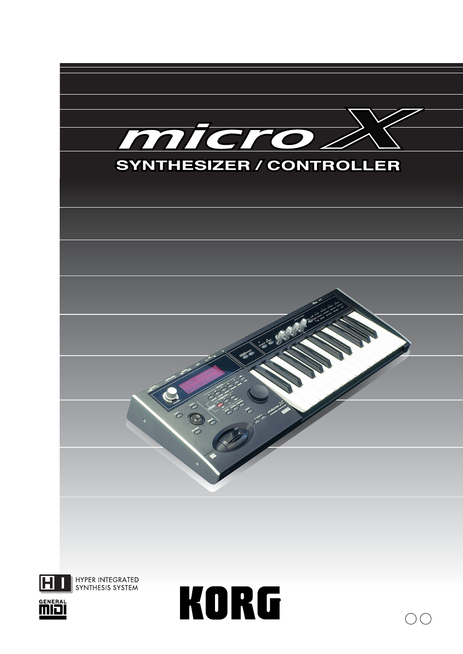 KORG microX User Manual | 134 pages