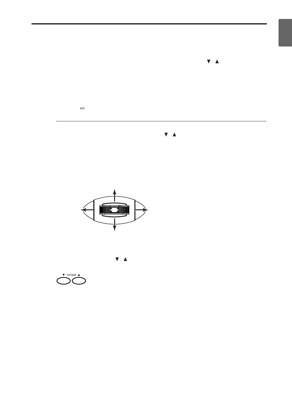Using controllers to modify the sound, Selecting combinations by category, Joystick | Octave | KORG microX User Manual | Page 11 / 134