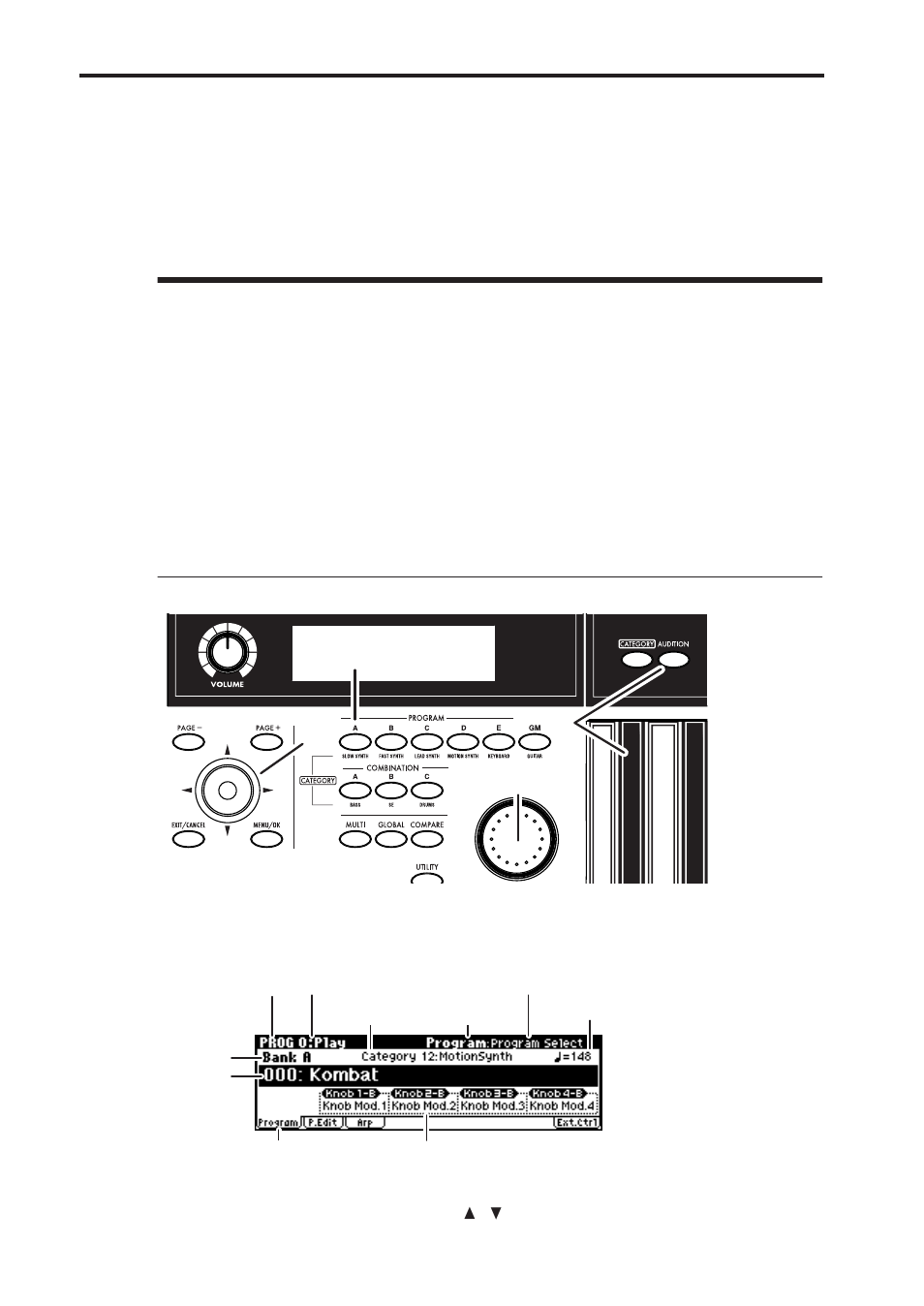Playing programs and combinations, Selecting programs by bank and number | KORG microX User Manual | Page 8 / 134