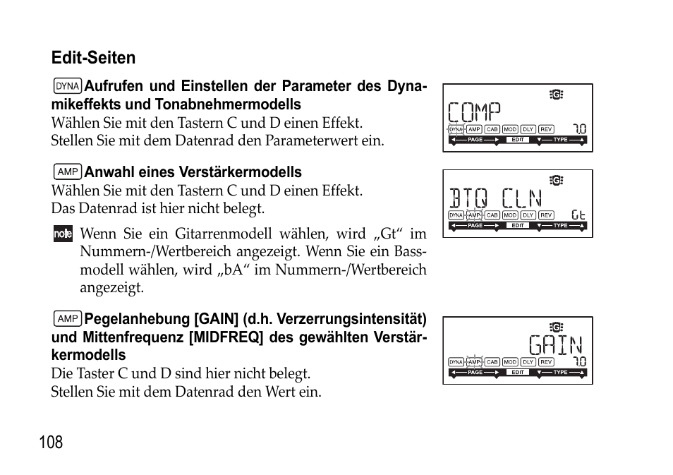 Edit-seiten | KORG EFGS 1 User Manual | Page 108 / 176