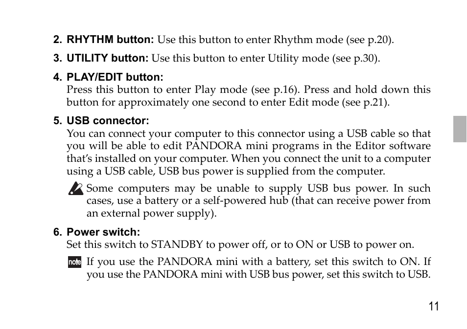 KORG EFGS 1 User Manual | Page 11 / 176