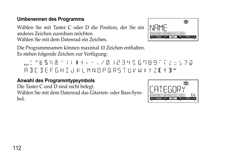 KORG EFGS 1 User Manual | Page 112 / 176