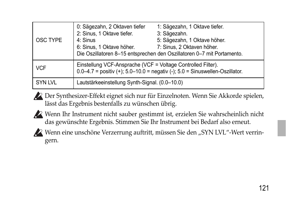 KORG EFGS 1 User Manual | Page 121 / 176