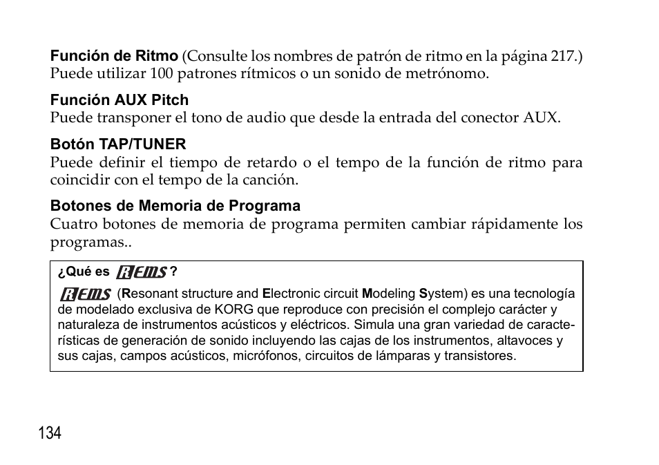 KORG EFGS 1 User Manual | Page 134 / 176