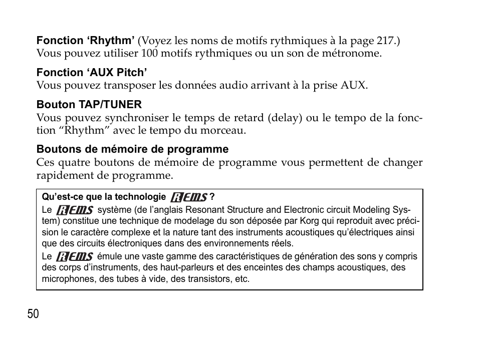 KORG EFGS 1 User Manual | Page 50 / 176