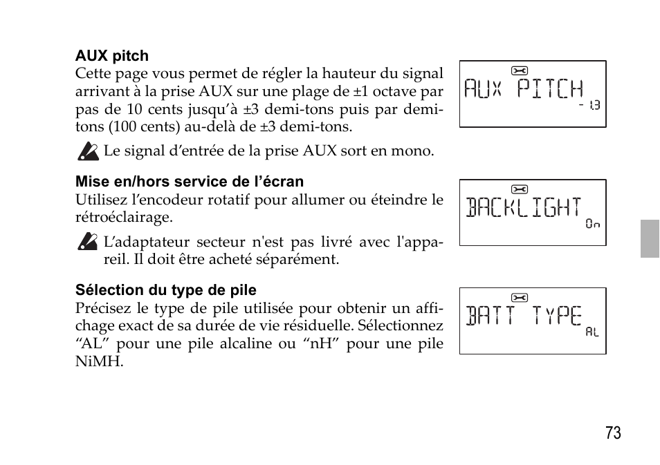 KORG EFGS 1 User Manual | Page 73 / 176