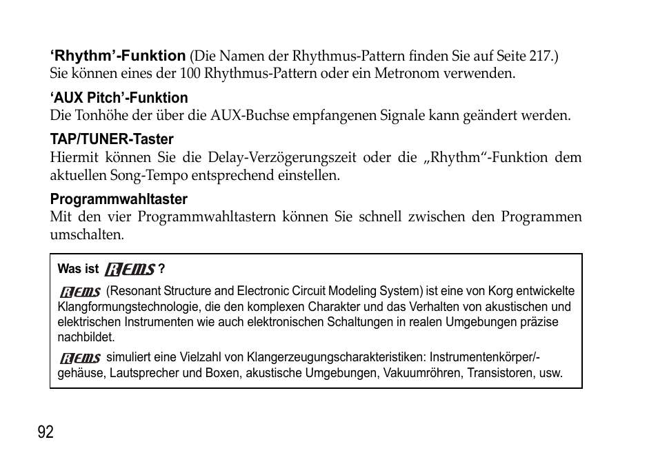 KORG EFGS 1 User Manual | Page 92 / 176