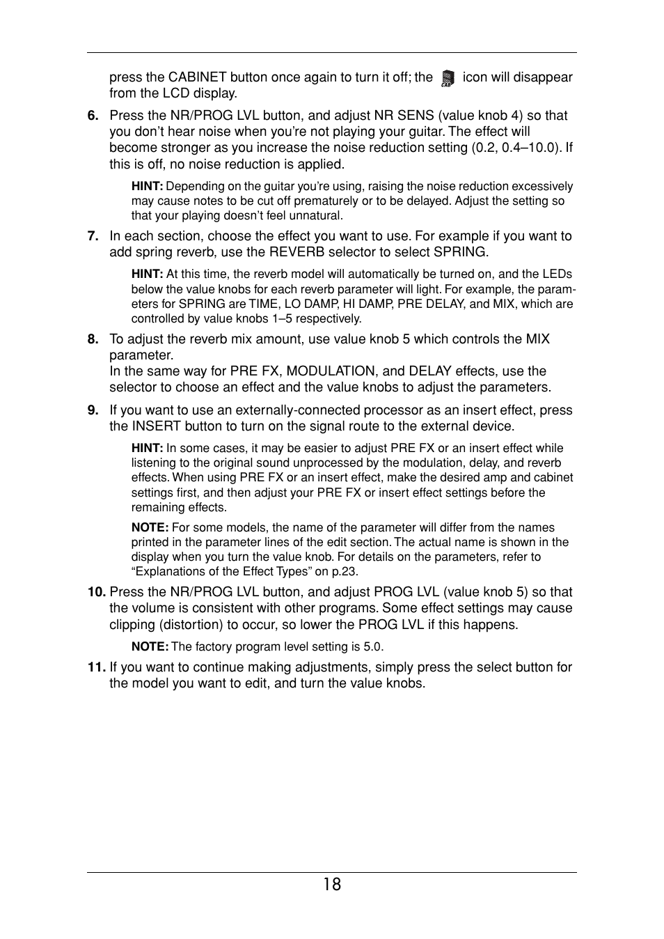 KORG Ax3000g User Manual | Page 24 / 67