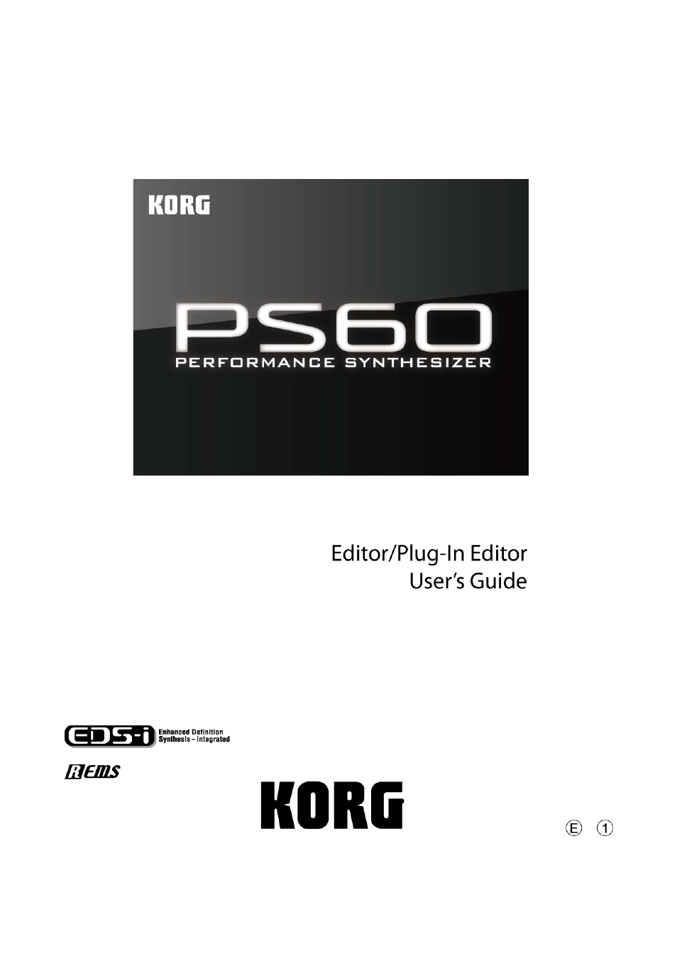 KORG Performance Synthesizer PS60 User Manual | 37 pages