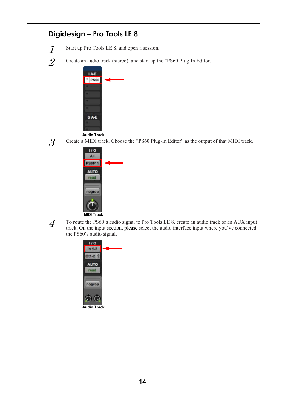 Digidesign – pro tools le 8 | KORG Performance Synthesizer PS60 User Manual | Page 17 / 37