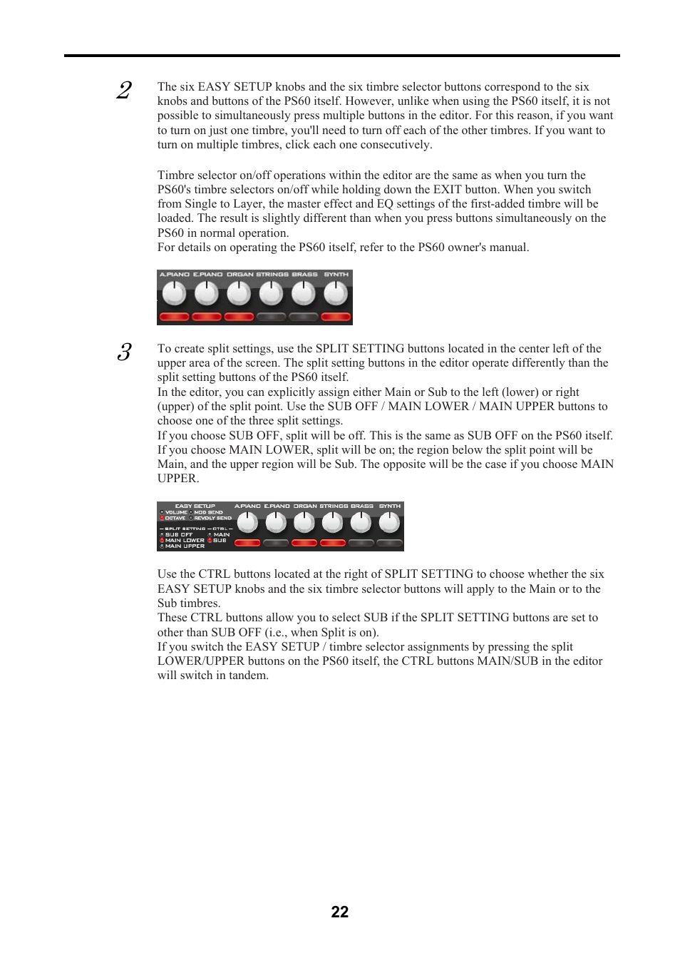 KORG Performance Synthesizer PS60 User Manual | Page 25 / 37