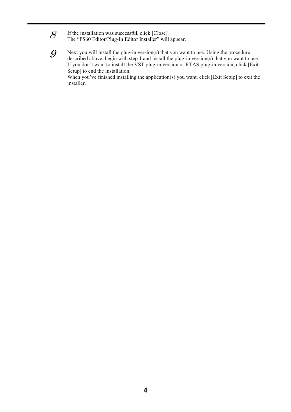KORG Performance Synthesizer PS60 User Manual | Page 7 / 37