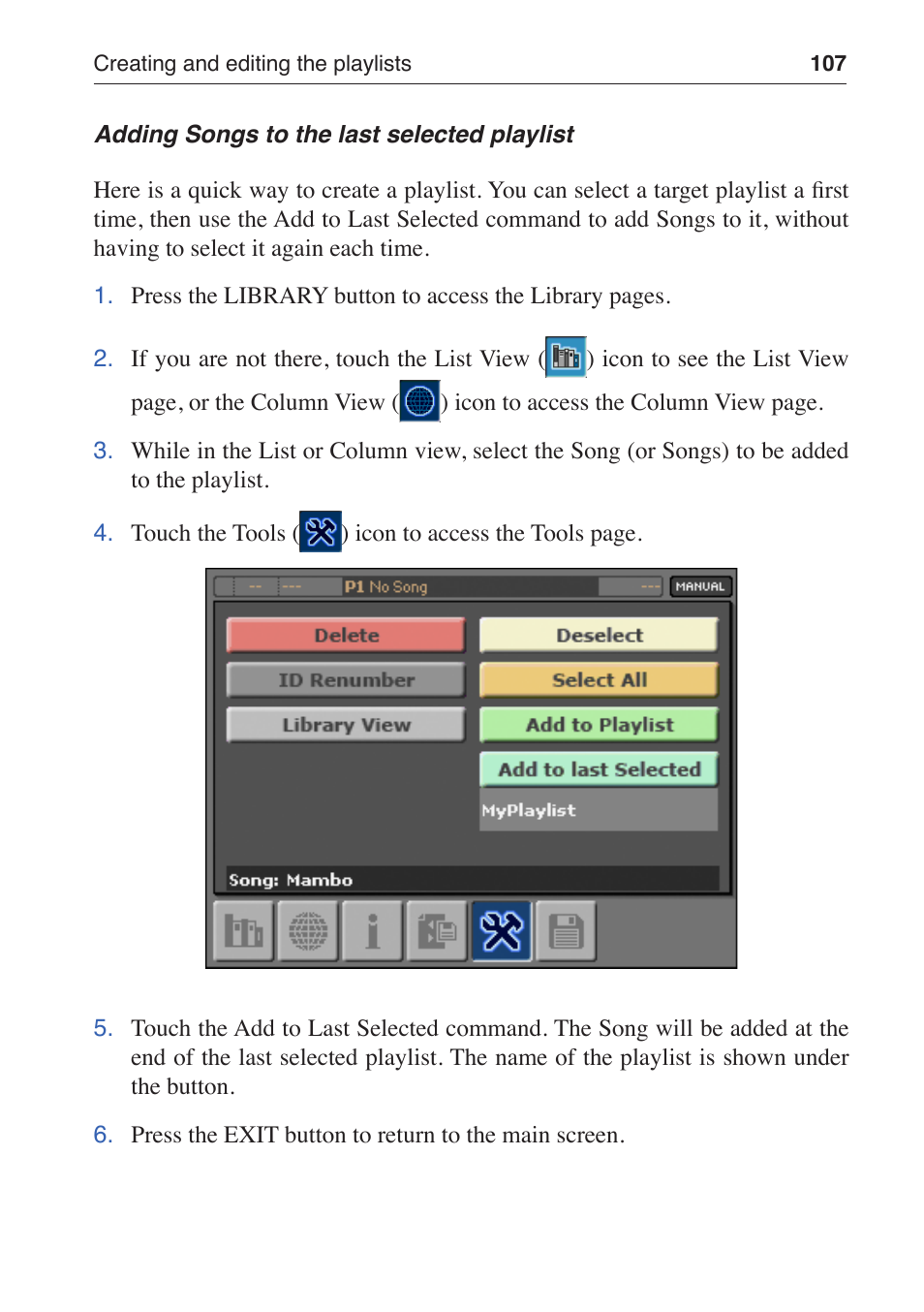 KORG MP-10 PRO User Manual | Page 111 / 252