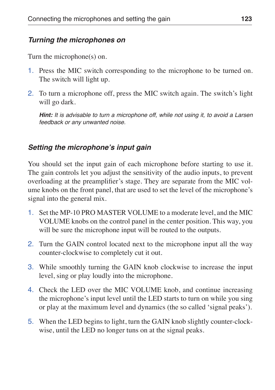 KORG MP-10 PRO User Manual | Page 127 / 252