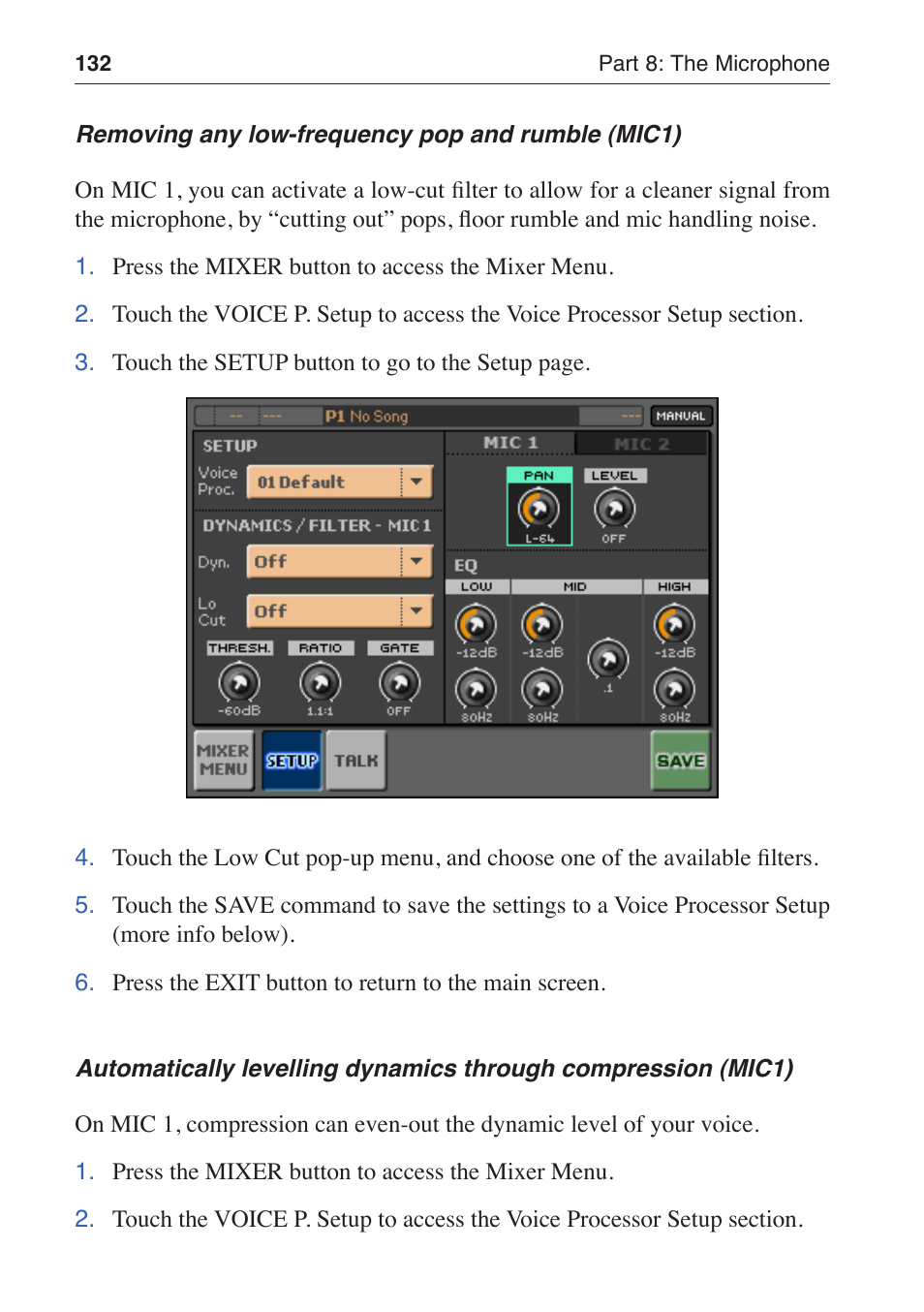 KORG MP-10 PRO User Manual | Page 136 / 252