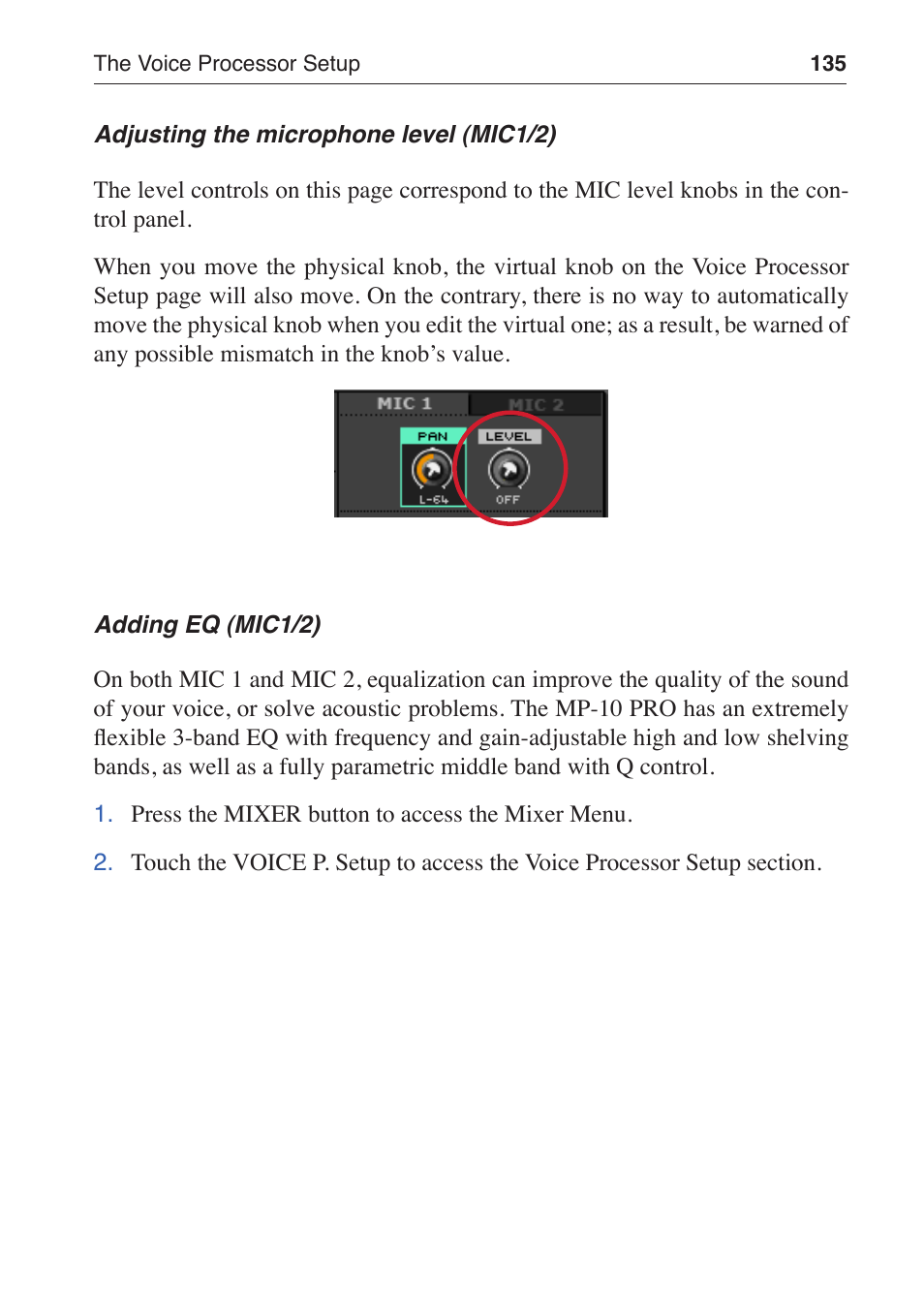 KORG MP-10 PRO User Manual | Page 139 / 252