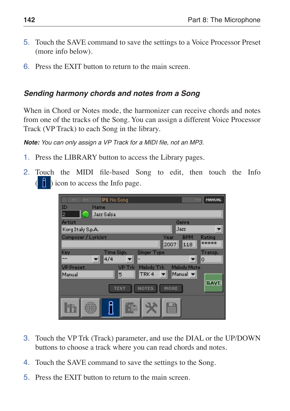 KORG MP-10 PRO User Manual | Page 146 / 252