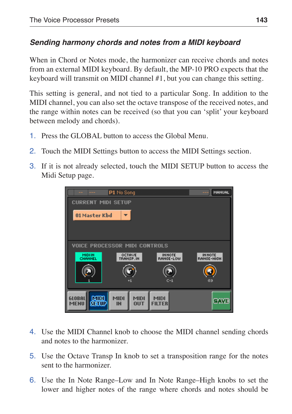 KORG MP-10 PRO User Manual | Page 147 / 252