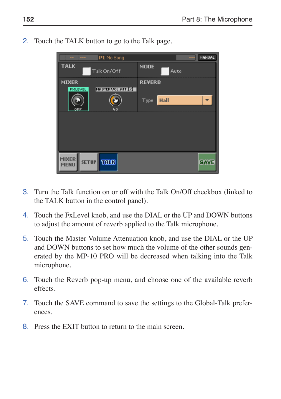 KORG MP-10 PRO User Manual | Page 156 / 252