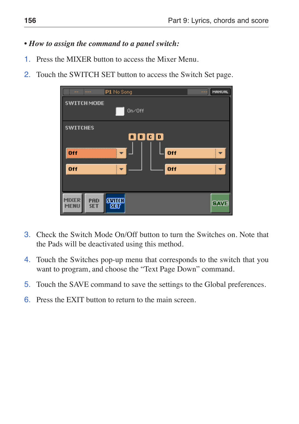 KORG MP-10 PRO User Manual | Page 160 / 252