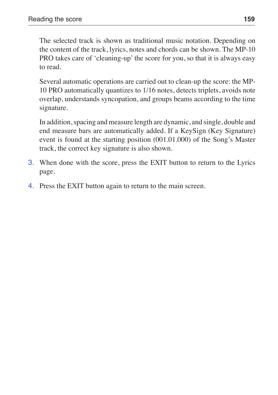 KORG MP-10 PRO User Manual | Page 163 / 252