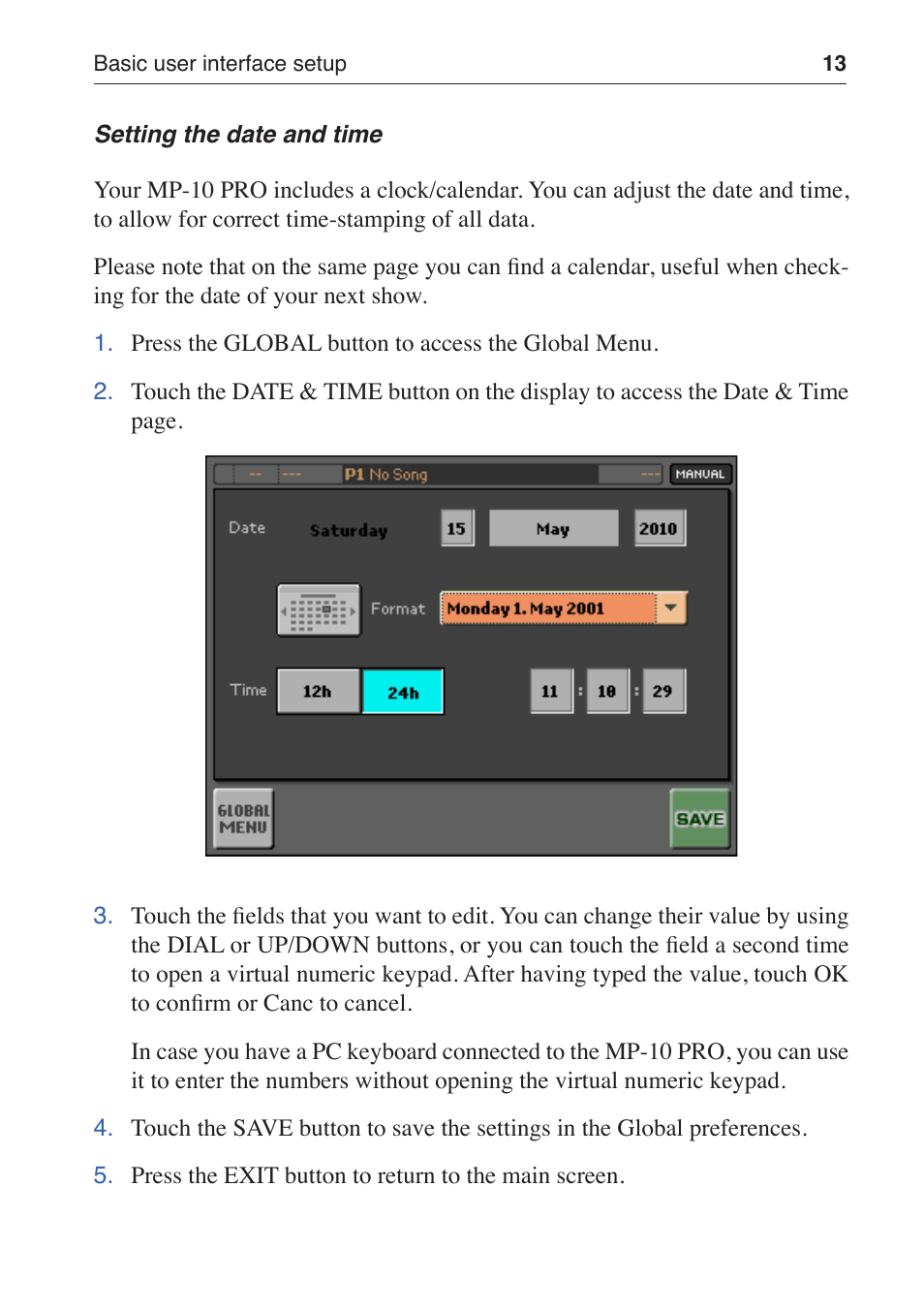 KORG MP-10 PRO User Manual | Page 17 / 252