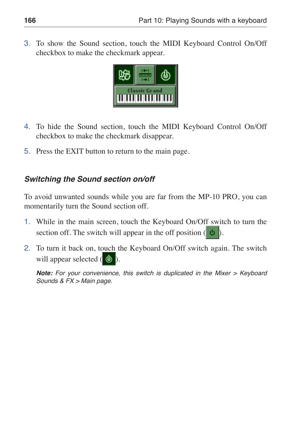 KORG MP-10 PRO User Manual | Page 170 / 252