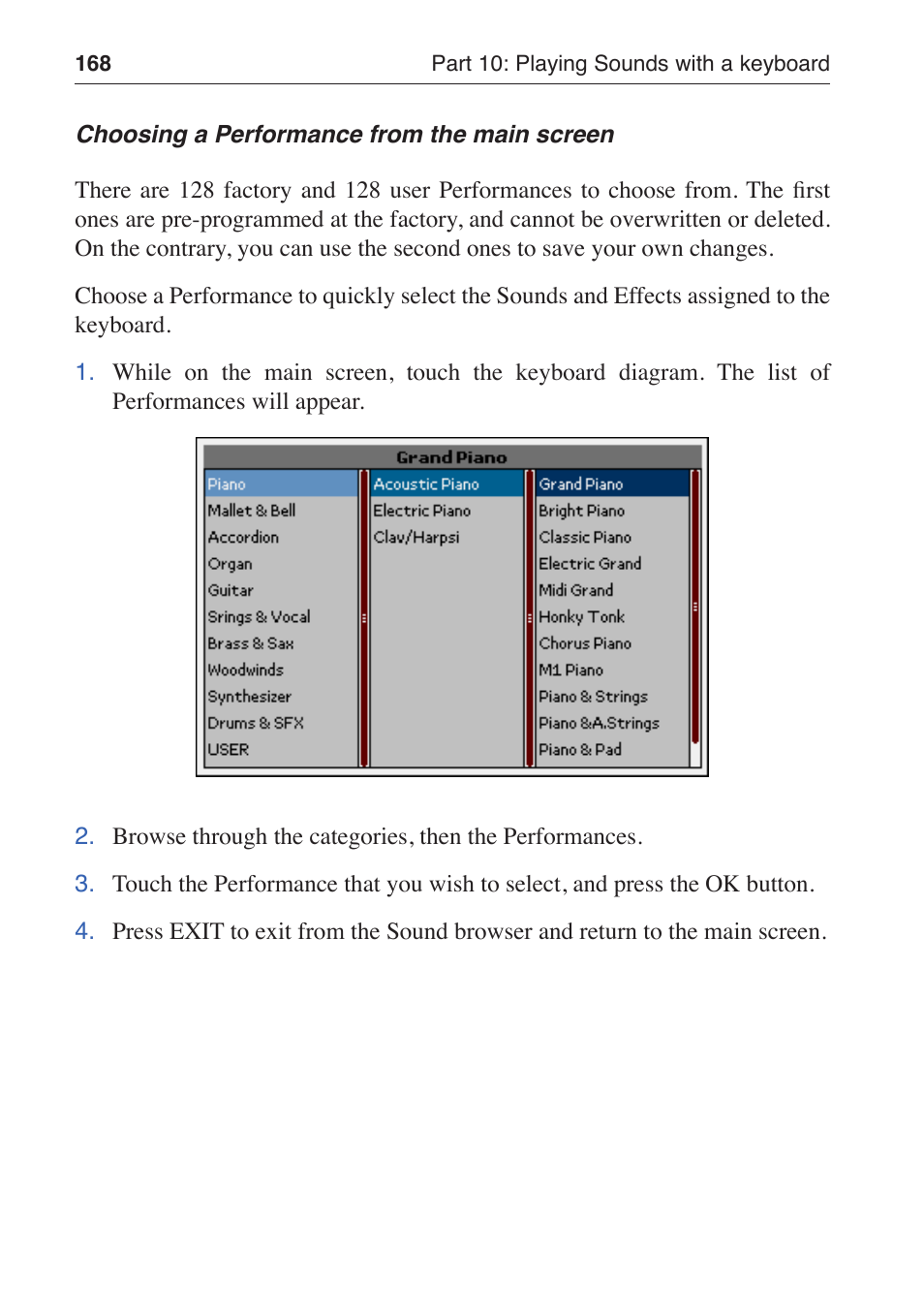KORG MP-10 PRO User Manual | Page 172 / 252