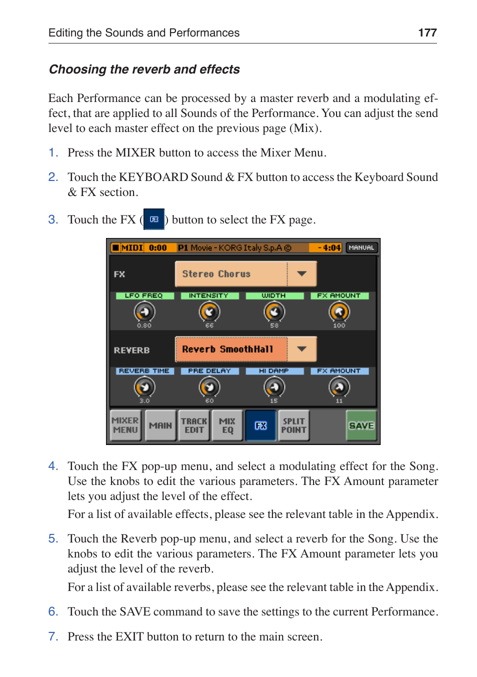 KORG MP-10 PRO User Manual | Page 181 / 252