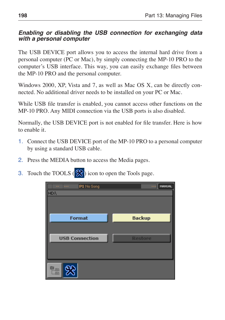 KORG MP-10 PRO User Manual | Page 202 / 252