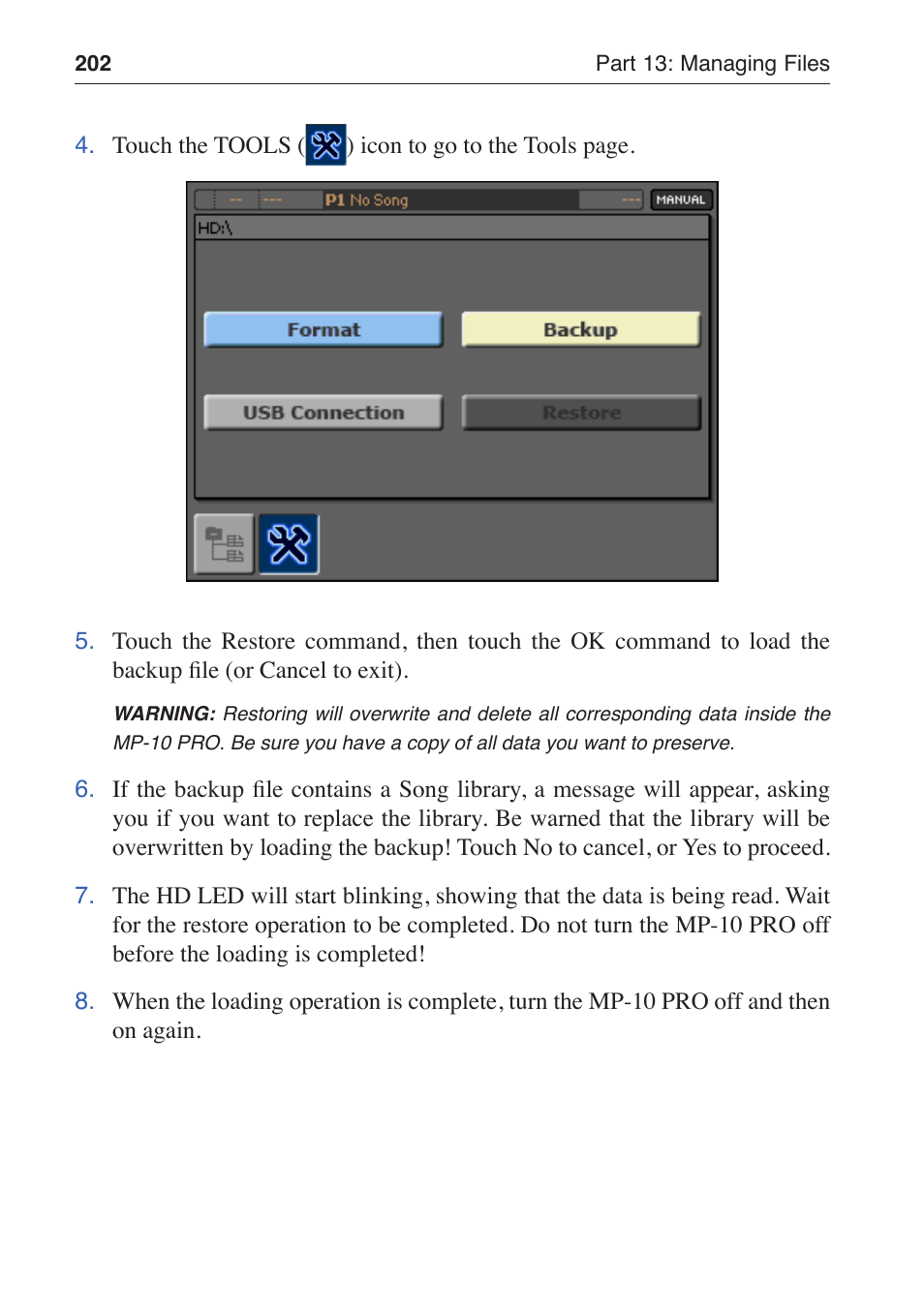 KORG MP-10 PRO User Manual | Page 206 / 252