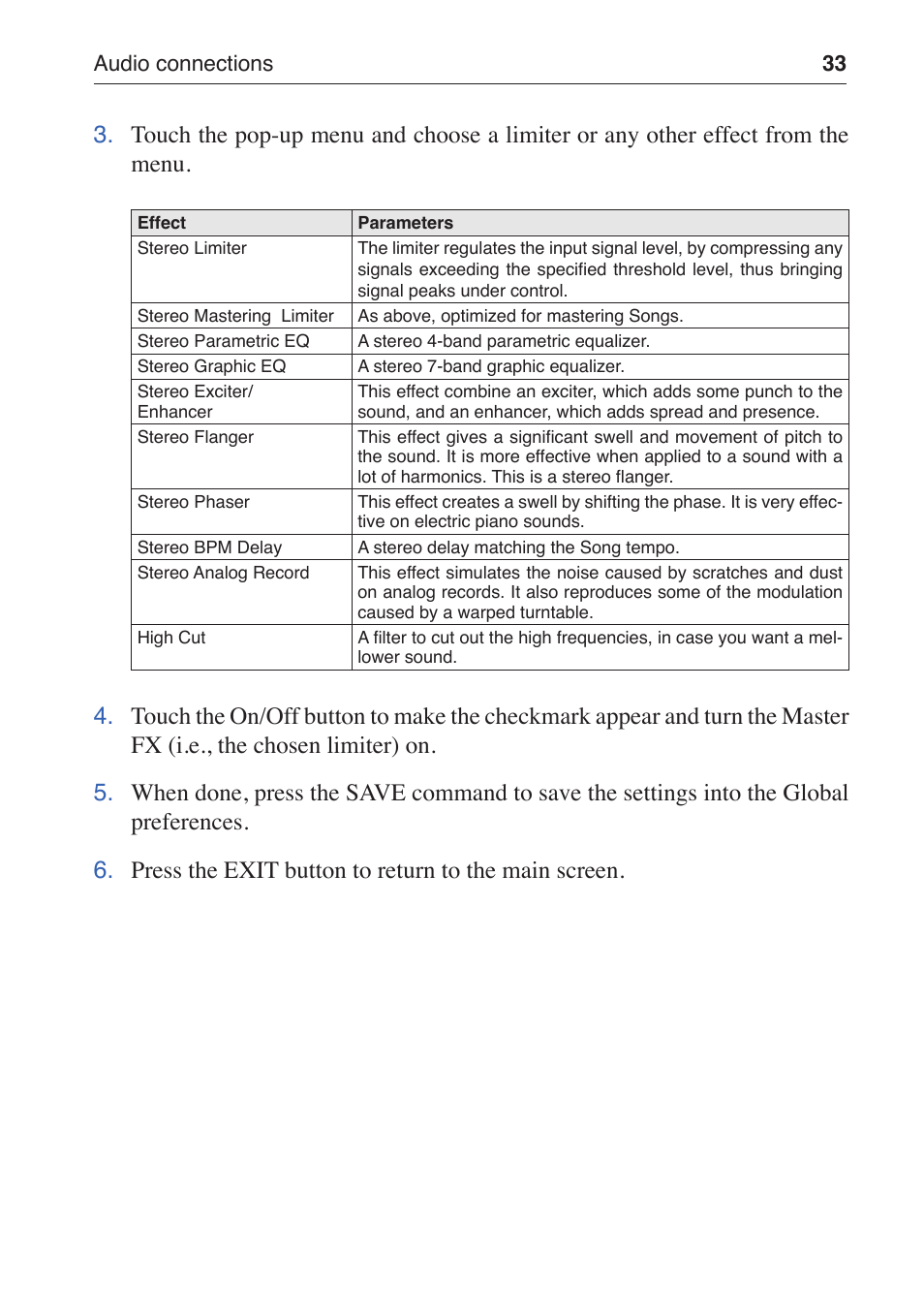 KORG MP-10 PRO User Manual | Page 37 / 252