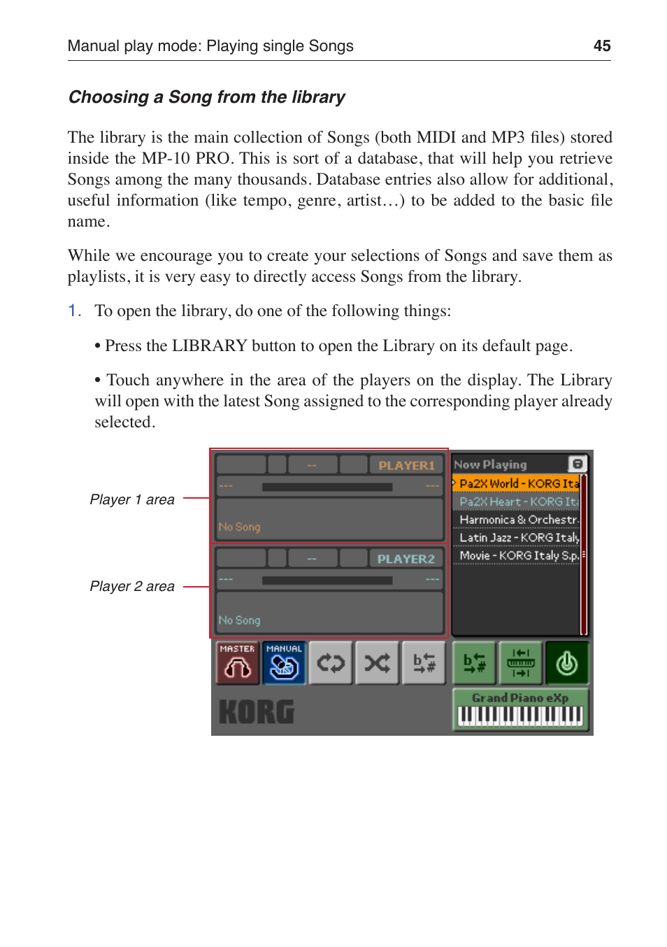 KORG MP-10 PRO User Manual | Page 49 / 252