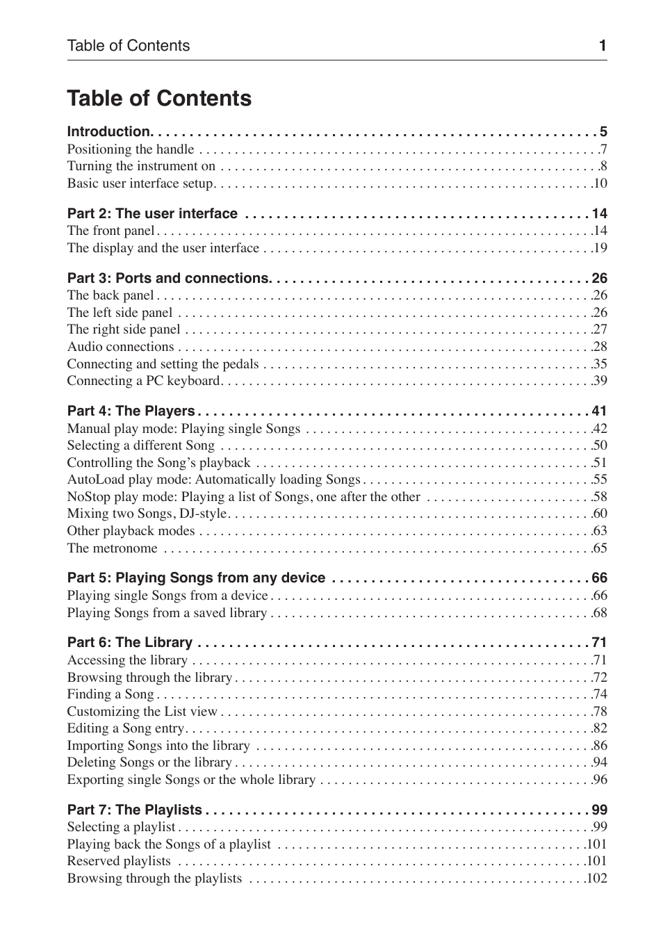KORG MP-10 PRO User Manual | Page 5 / 252