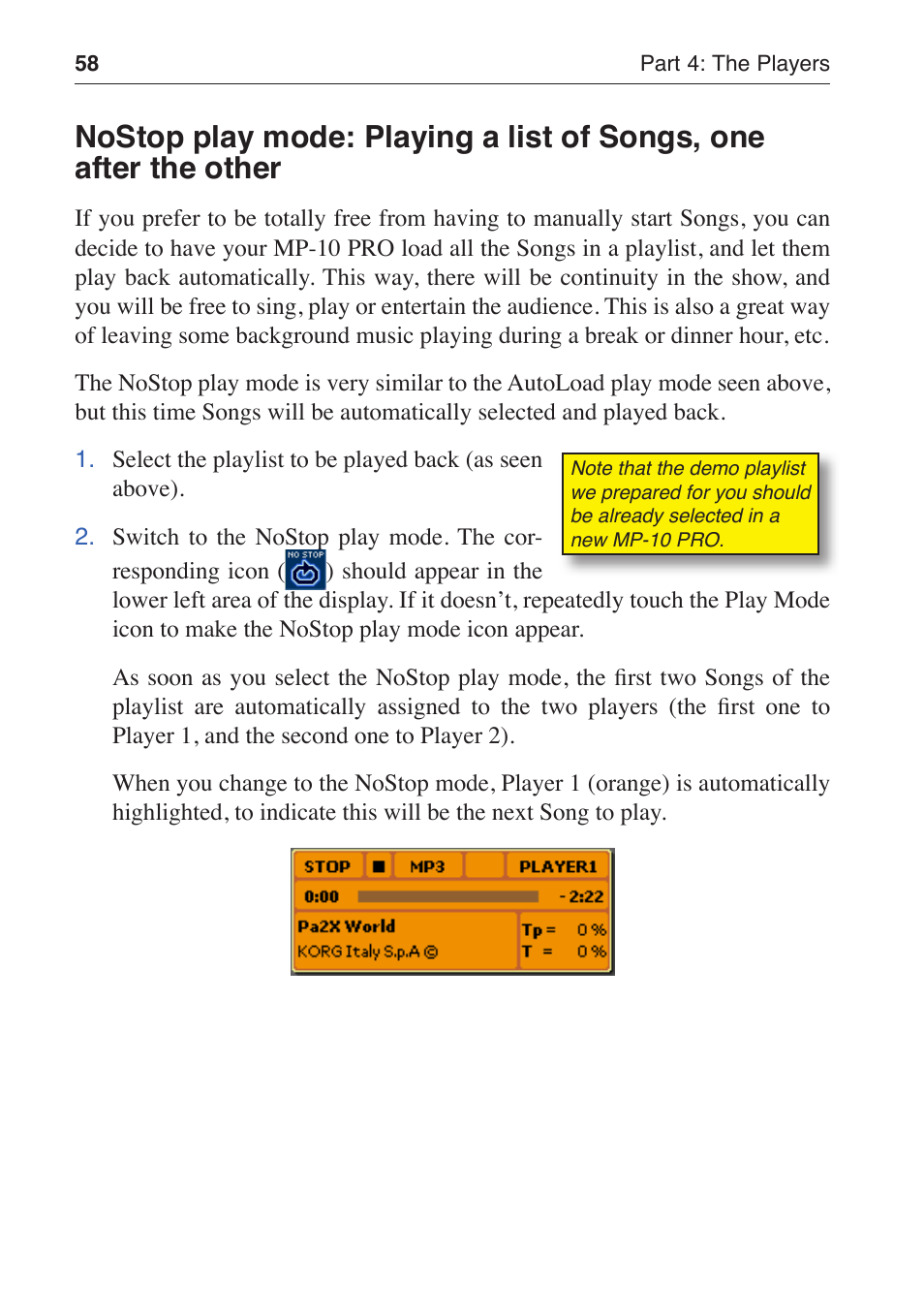 KORG MP-10 PRO User Manual | Page 62 / 252